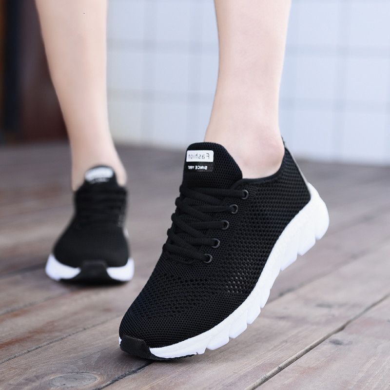 Large Size New Sports Summer Hollow White Ultra Light Casual Shoes Running Shoes Women S Mesh Ddmysaturn