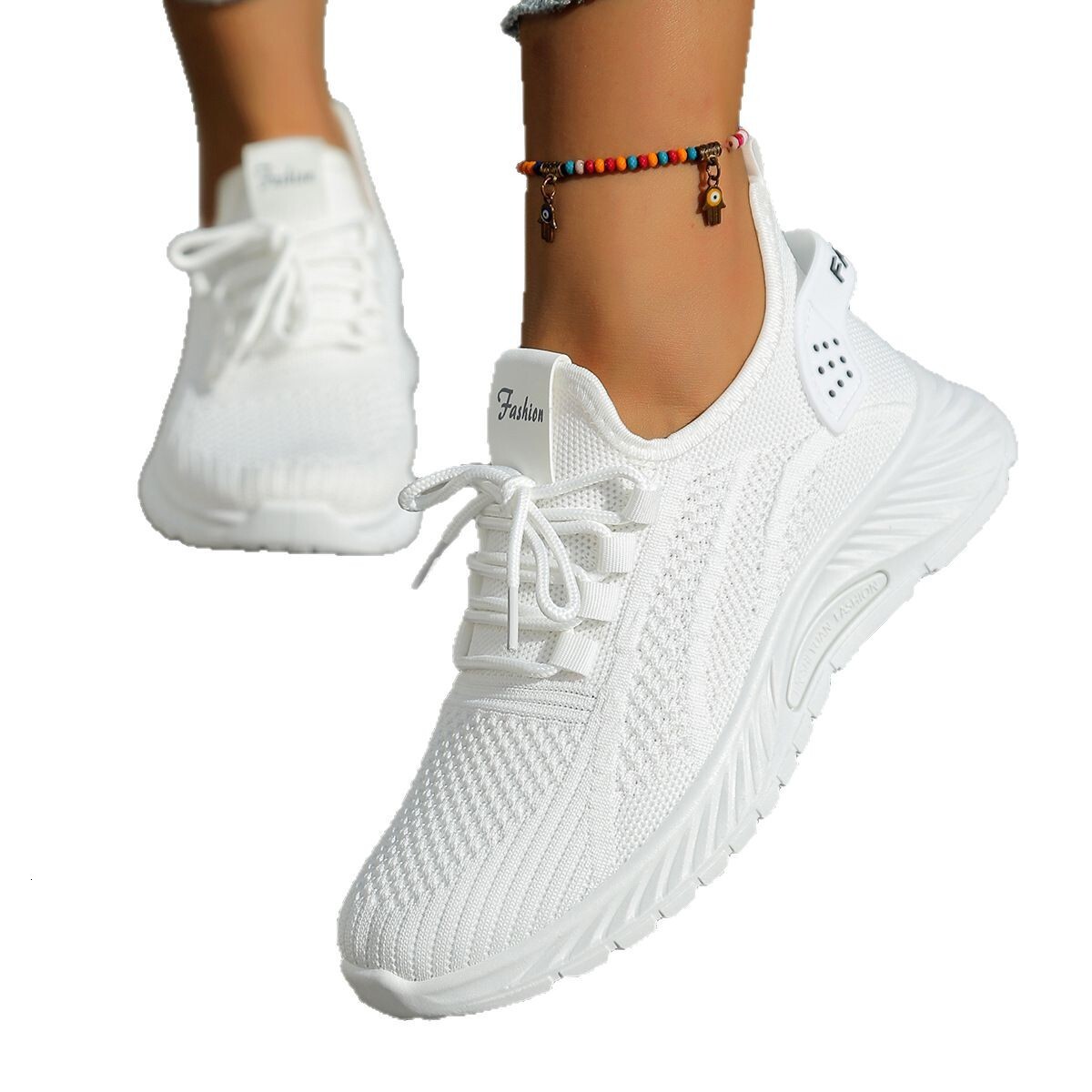Autumn New Fashionable Casual Sports Single Trendy Flyknit Women S Casual Shoes Shoes Ddmysaturn