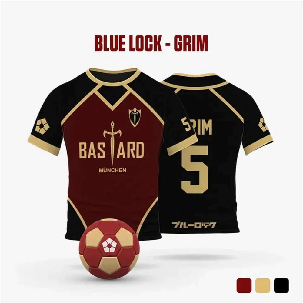 2025 Anime Blue Lock Yukimiya Jersey 3D Print Men Sport T Shirt Fashion Haruku Manga Short Sleeve Children Unisex Tee Y2k Tops