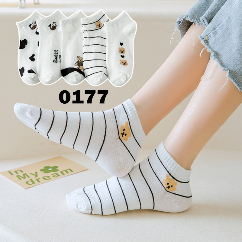 JW44141 Thin Spring and Summer Women's Sports Socks Polyester 13-18 Year Girl Shallow Mouth Short Socks Boat Retail and Wholesale