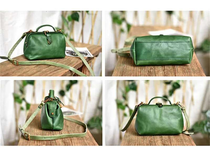 Designer Handmade Genuine Leather Ladies Small Shoulder Crossbody Bag Vintage Casual Real Cowhide Women's Mini Cute Handbag