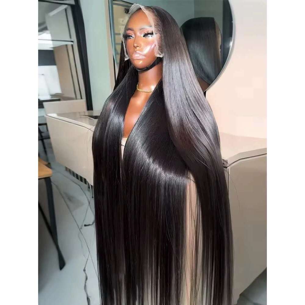 Mossily 300 Density Bone Straight 30 40 Inch 13x6 Front Human Hair 13x4 HD Lace Frontal Wig 5x5 Closure Glueless Wigs