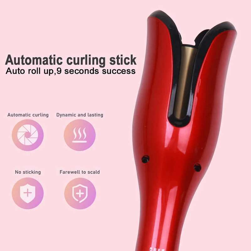 Multi Function Auto Waves Curler Ceramics Rose Curly Hair Stick Iron Professional Styling Tools
