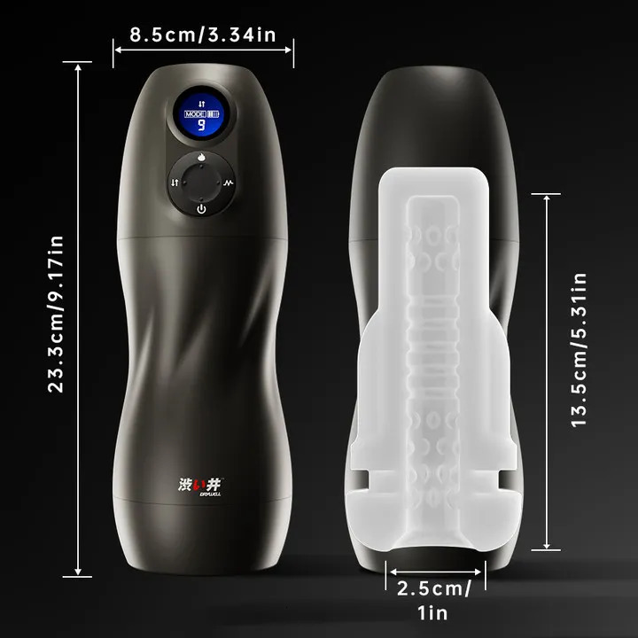 DRY WELL Smart Sex Robot for Men Vacuum Oral Sex Sucking Automatic Male Masturbator Heating and Moaning Adult Goods for Men 250410