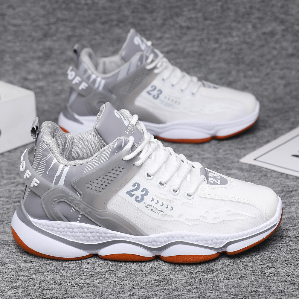 Basketball 2025 New Dad Trendy Men's Korean Edition Fashionable College Student Sports Running Shoes