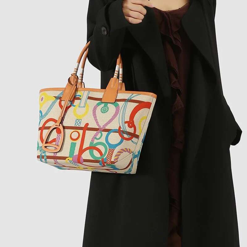 Tote Shoulder Crossbody Bags Knitting New In Handbag Cute Commuting Versatile High Brand Genuine Women Fashion 2025 Trend