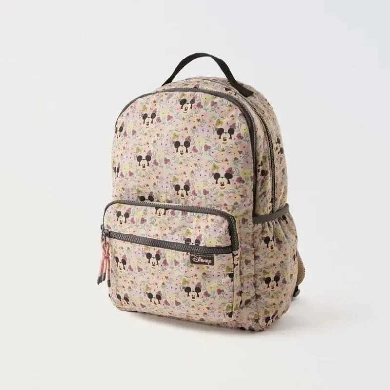 Disney Cartoon Minnie Mickey Mouse Children Lovely Schoolbag Kids Gift Kawaii Backpack Halloween Christmas GiftXJ250515