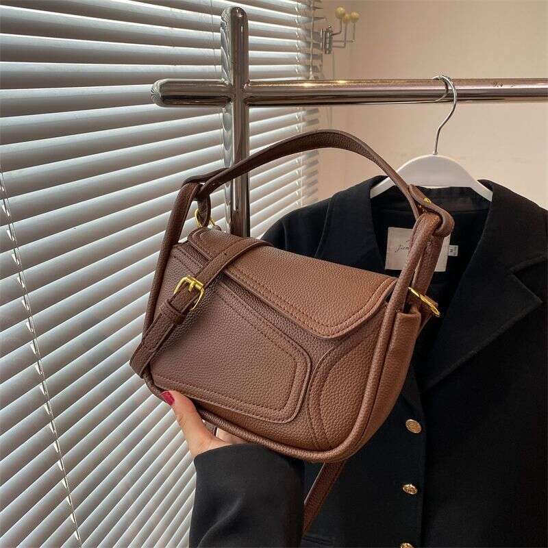 niche design geometric women's high-end feeling armpit fashionable dumpling bag versatile single shoulder crossbody bag