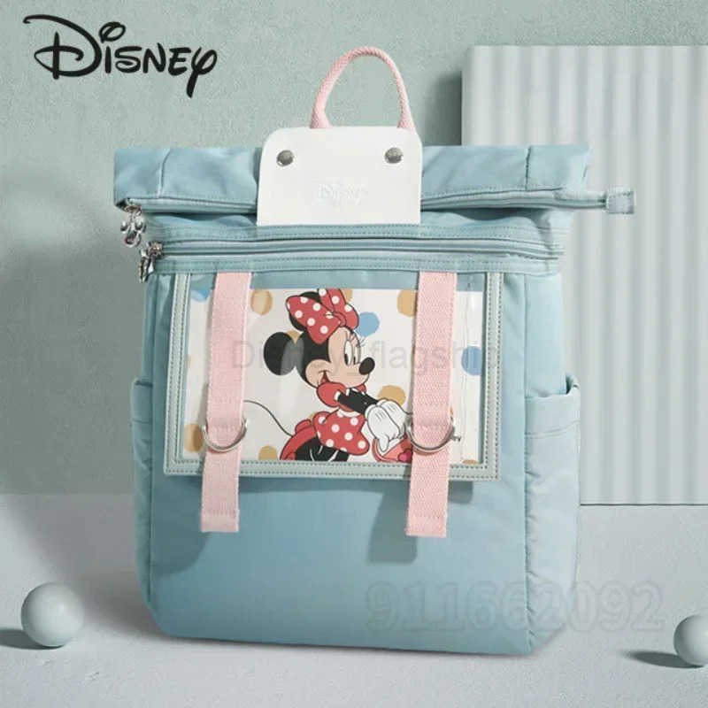 Disney Mickey New Diaper Bag Backpack Luxury Brand Original Baby Diaper Bag Backpack Large Capacity Fashion Womens BackpackXJ250515