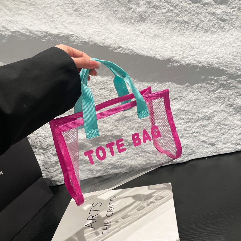 Large Capacity Mesh Bag For Outdoor Fashion Swimming Shopping Storage Luxury Bag Portable Women's 2025 New Free Delivery Designer Bag Spring And 