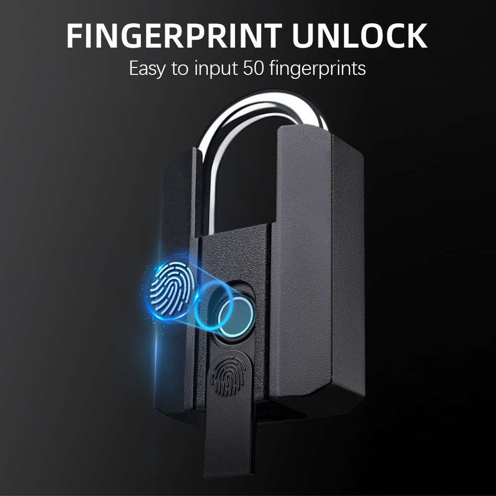 Smart fingerprint padlock, Bluetooth home anti-theft lock, beam courtyard door, dormitory cabinet, electronic lock head