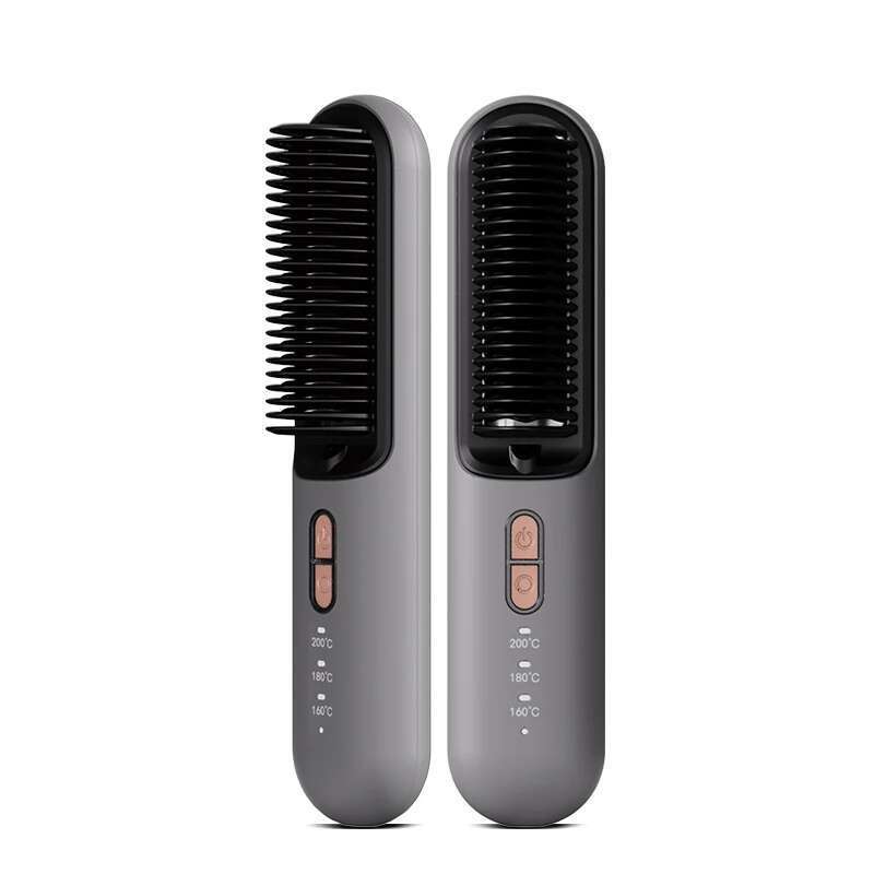 Professional Electrical Brush Portable Wireless Multifunct Hair Straighten for Smooth