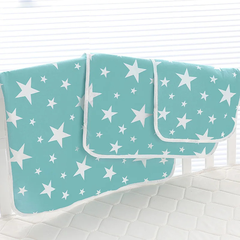 35x45cm Baby Reusable Mattress Waterproof Diapering Changing Pads Cotton Washable born Mattress Baby Changing Mat 250515