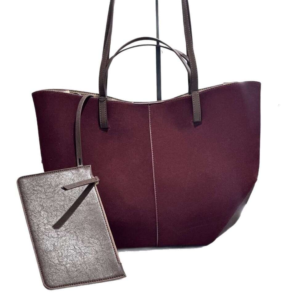 Women's Bags Designer New Frosted Leather Wing Boat Tote Bag, Large Capacity