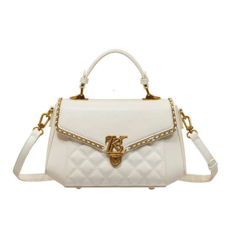 Light Brand Women's Handbag 2025 New Autumn And Winter Designer Dia Grid High-End Texture Crossbody Bag