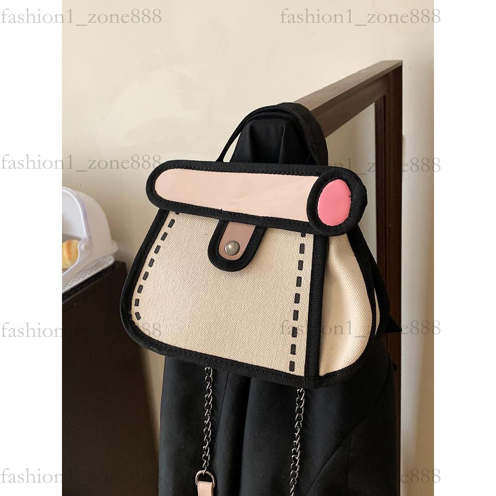 Super Cute Designer Bag Fashion 2D Cartoon Tote Bag High Quality Canvas Handbag Luxury Mini Shoulder Bags Outdoor Beach Party Holiday Gift Summer Godd
