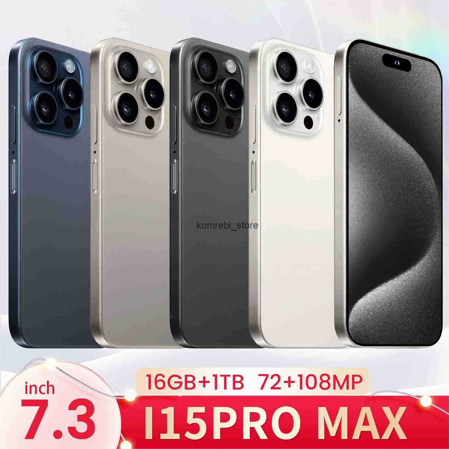 I15 PRO MAX phone 6+128GB 7.3-inch 8-core high-end side fingerprint OTG Q250515