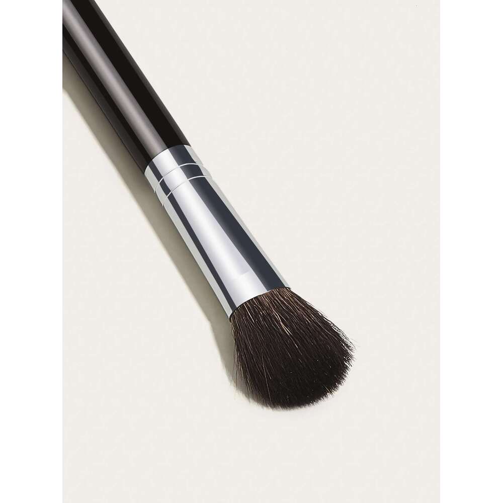 Customize Your Double End Eyeshadow Smuge Brush Wood Handle Fibre Bristle Personalized Blending Contouring Makeup Tool