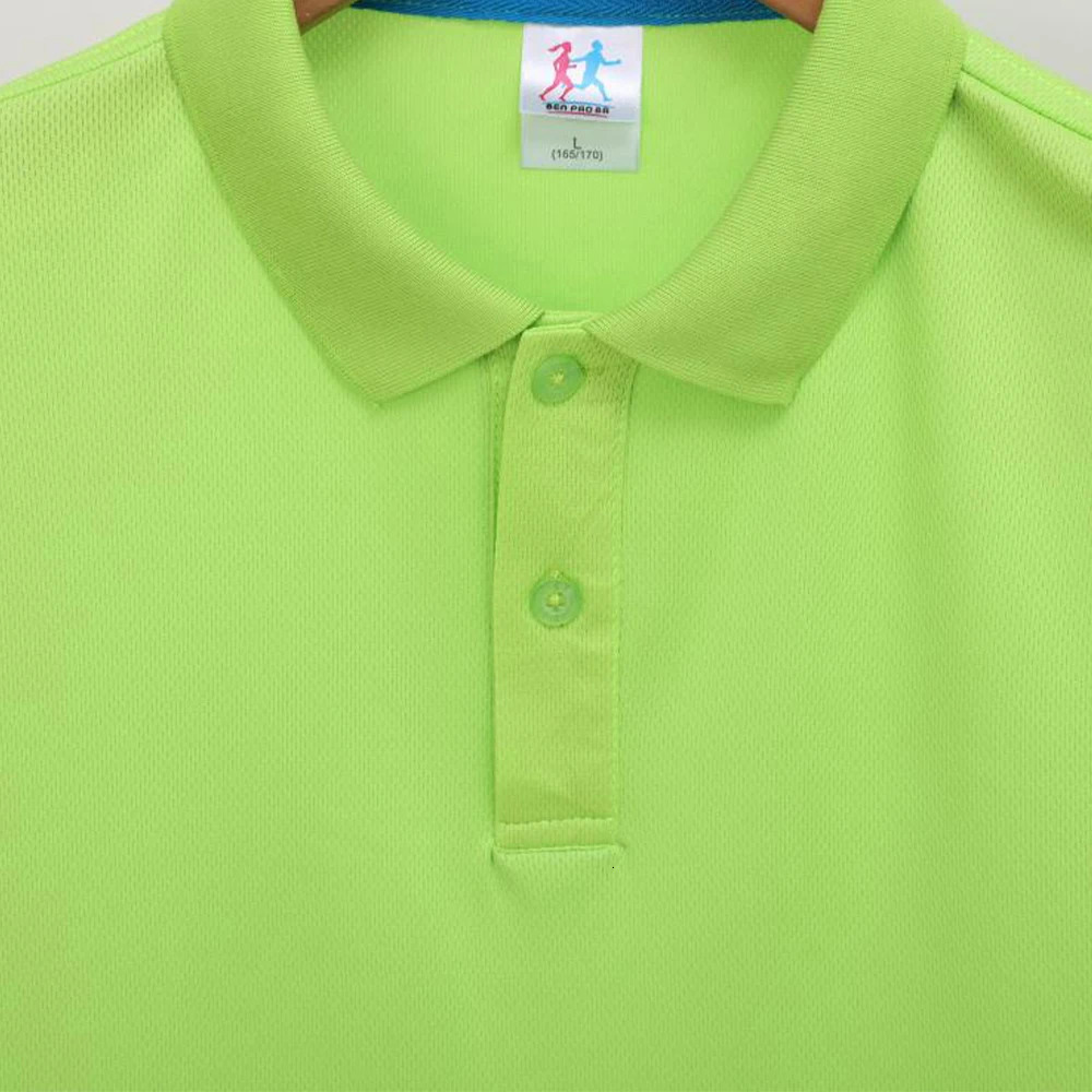 Plain Dry Fit Polo T Shirts Men Breathable Polyester Golf Shirt Unisex Quick Dry Sport Collar T-shirt Camisas Polos Para Hombres 250515