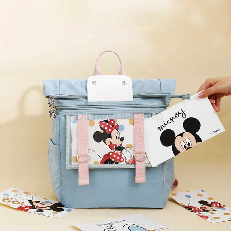 Disney Baby Diaper Bag Backpack Mother Maternity Travel Stroller Nappy Backpack Large Capacity Mummy Nursing Bag For Baby CareXJ250515