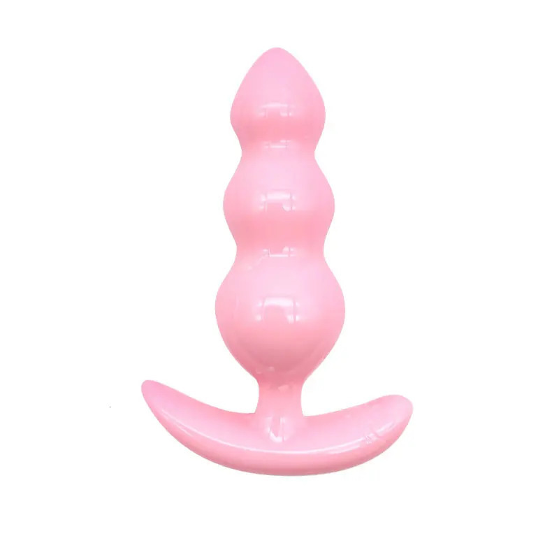 3Pcs TPE Anal Plug Set Beginner to Advanced Soft Tapered Anal Plugs Penetration Anal Waterproof Body-Safe Easy to Clean 250515