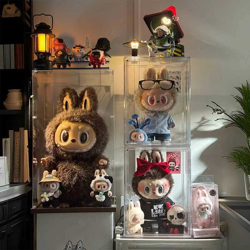 Display Acrylic Box Suitable Dolls V1-3 King-Size Decorations For Large Doll Transparent Dustproof Storage Rack Free shipping