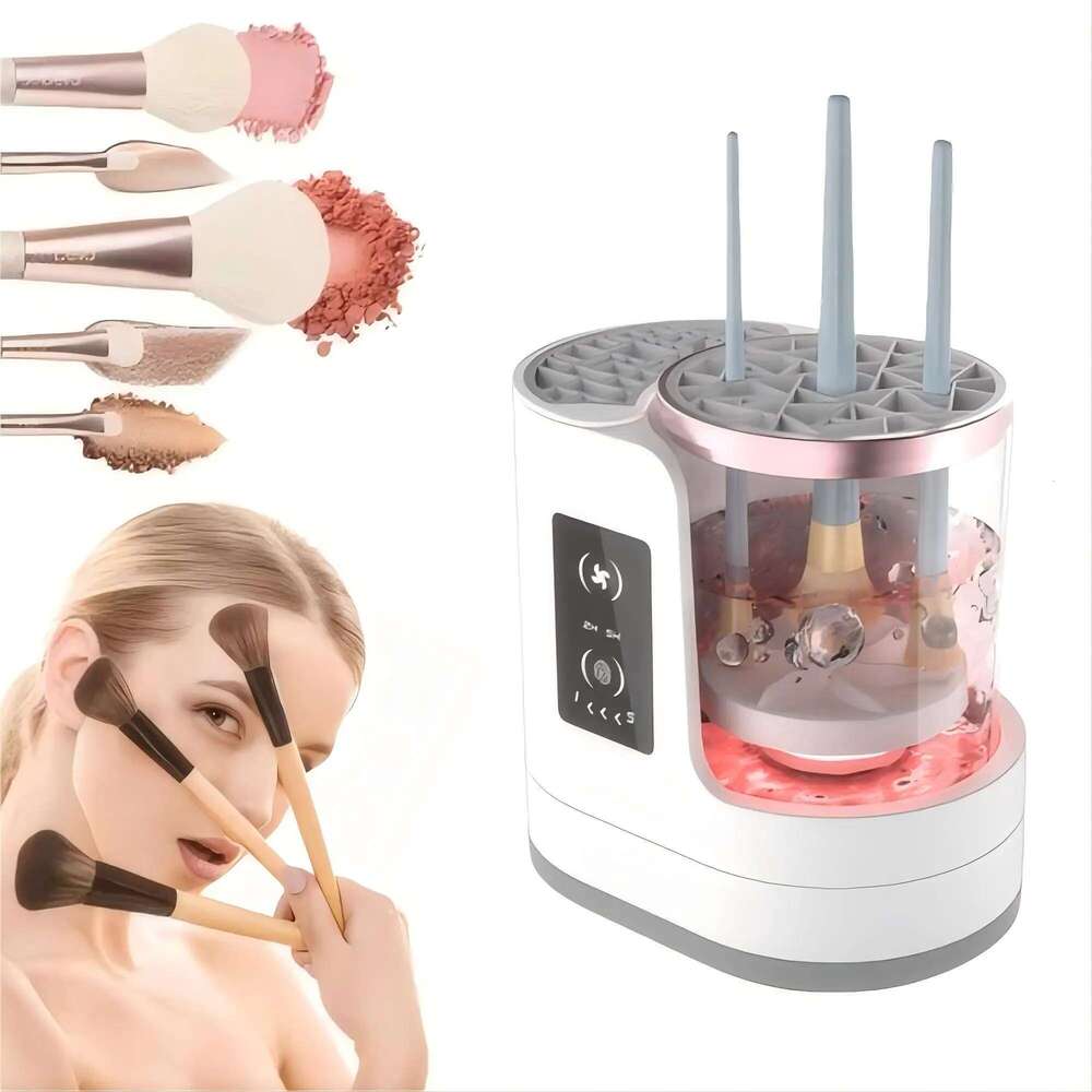 Automatic cleaner, quick dry cleaning tool, Valentine's Day gift makeup remover brow pencil brush clea