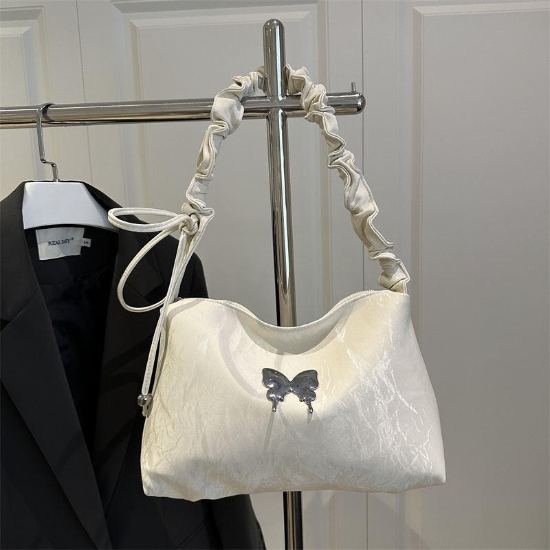 Fashionable Tote New Luxury Bag Free Delivery Designer Bag Women 2025 New Versatile Bow Cross Shoulder Big Bag With High Quality Texture For Commuting