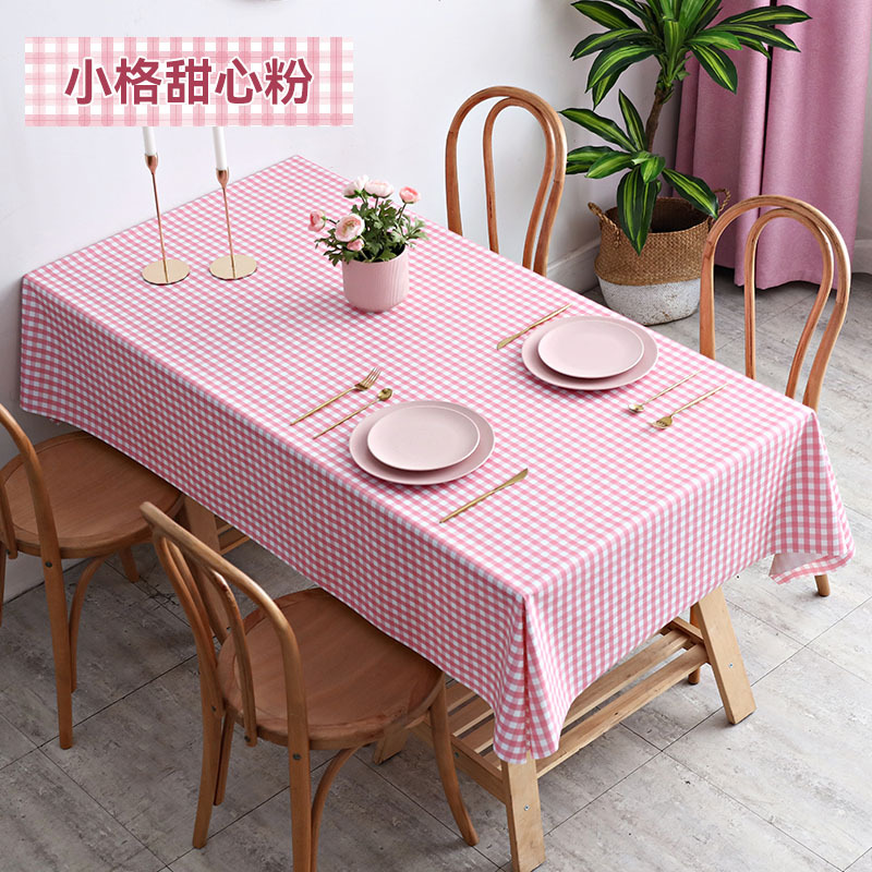 B403 waterproof tablecloth, oil-proof and wash-free new pvc table mat decorative table cloth home internet celebrity ins style coffee table cloth