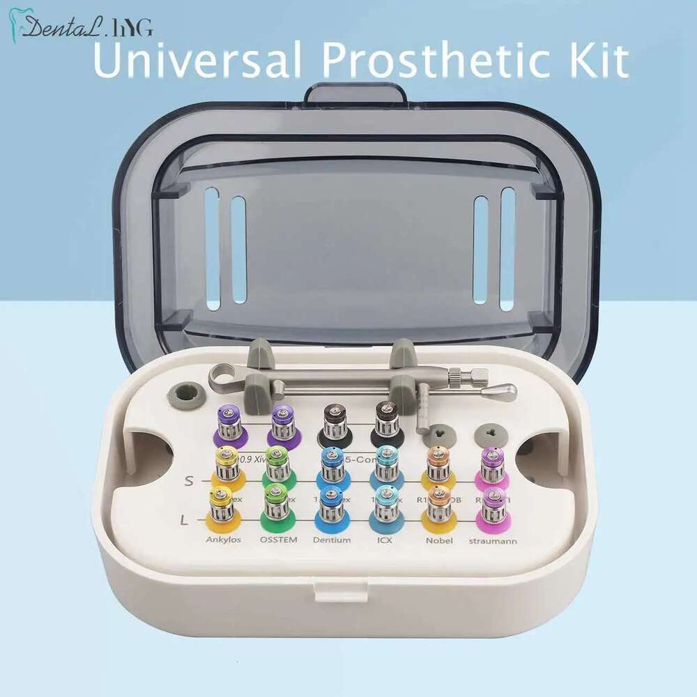 High Quality Screwdriver Tools Dental Implant Torque Ratchet 10-70NCM with Drivers & Wrench Kit