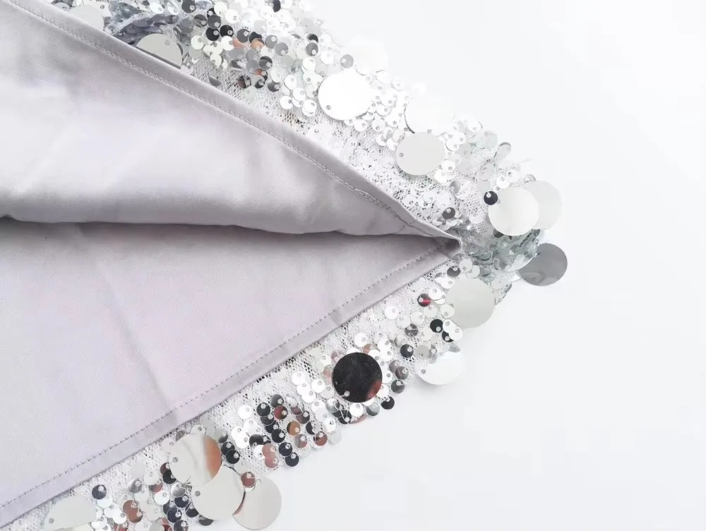 Party Club Stage Show Mini Skirts for Women Clothing Fashion Clothes Sexy Streetwear Dance Bling Sequined Girls 250515