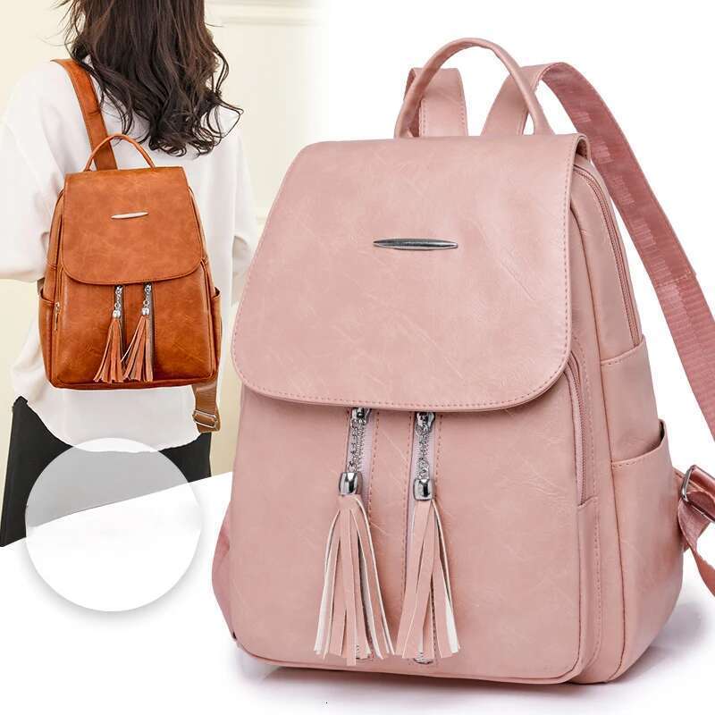 Ladies' Backpack, Travel Bag, Durable Casual Backpack With Practical Pockets And Zipper Closure