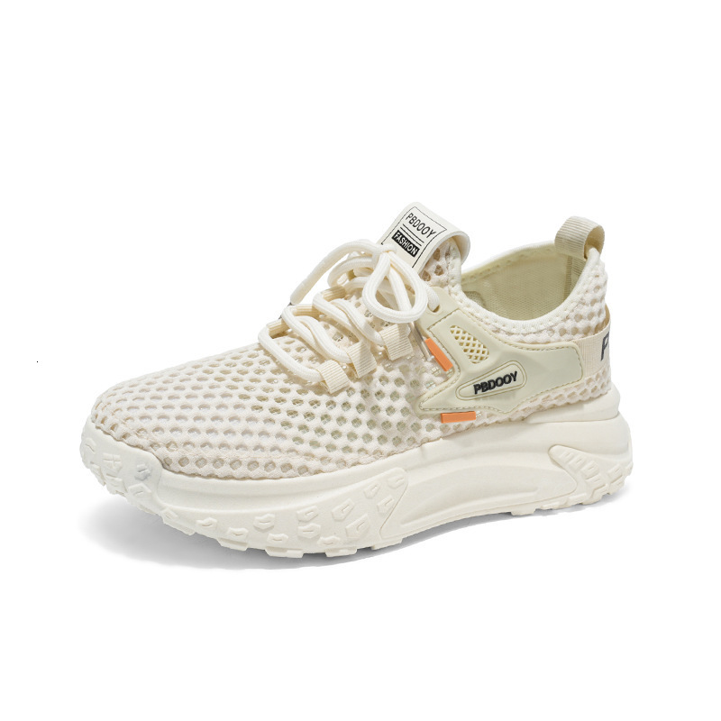 Summer Women S New Breathable Hollow Mesh Children Casual Shoes S Korean Versatile Thick Soled Sports Shoes Casual Dad Shoes Ddmysaturn