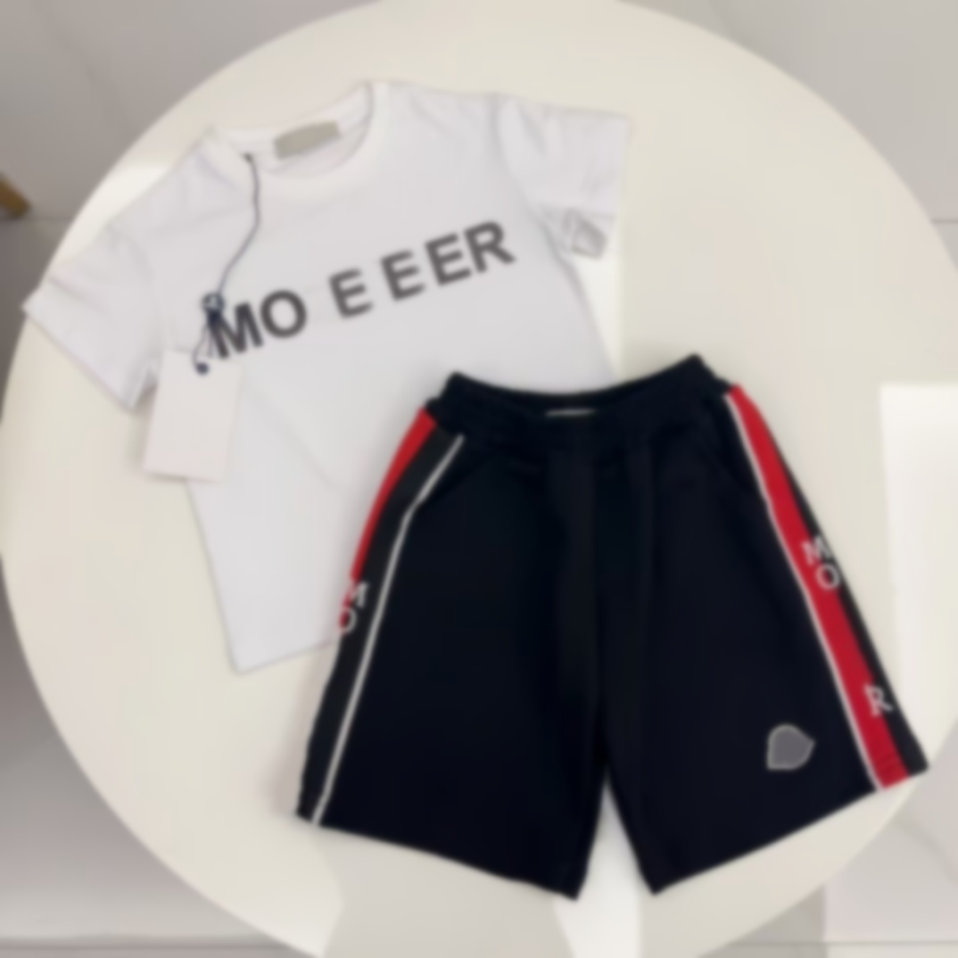 kid t shirt set kids clothes letter print 2 pics baby set girl boy tshirt summer child Tee Short Sleeve streetwear Sports Comfortable son daughter partydress