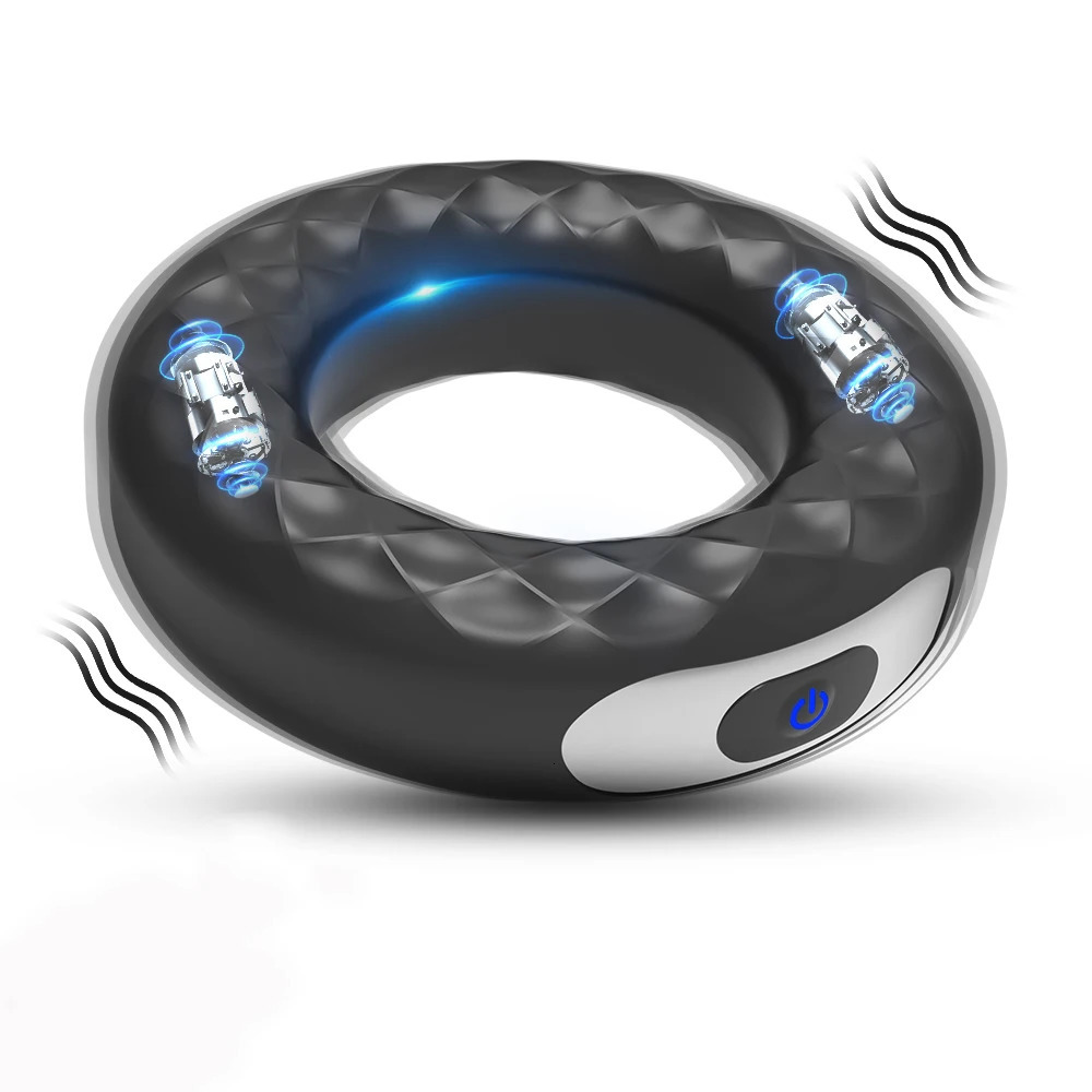 Remote Control Cock Ring Vibrator for Men Remote Control Penis Rings Delay Ejaculation Erection Masturbator Sex Toys for Male 250515