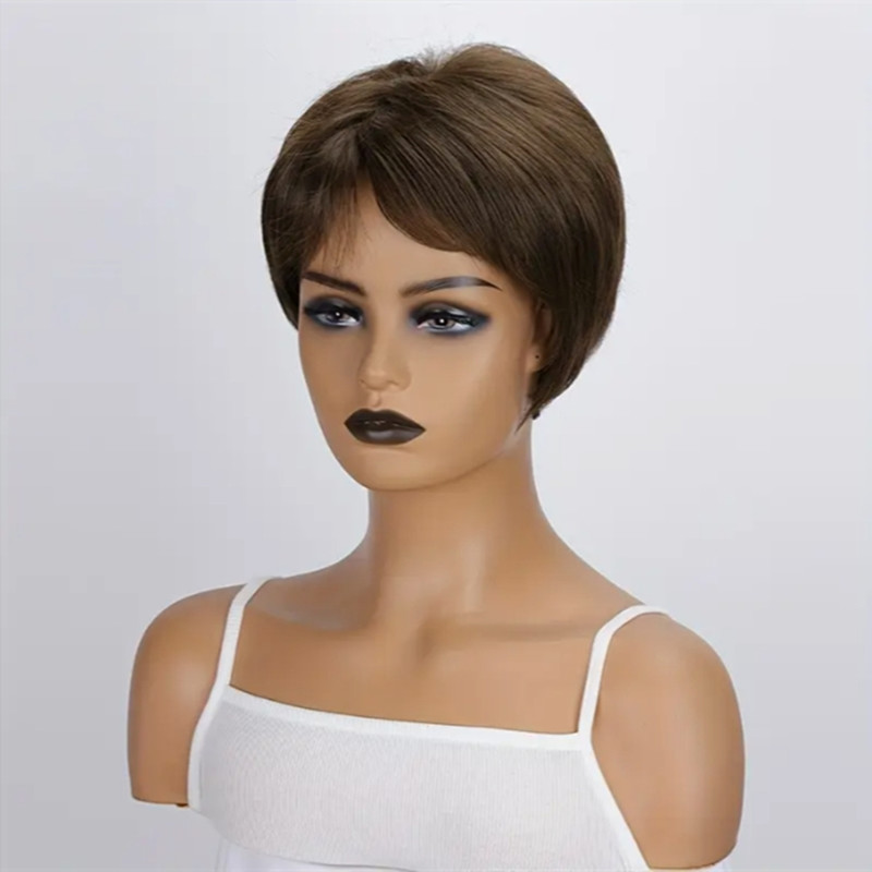 Chic Feminine Synthetic Wigs: 8 Inches Long Ideal for Festivals