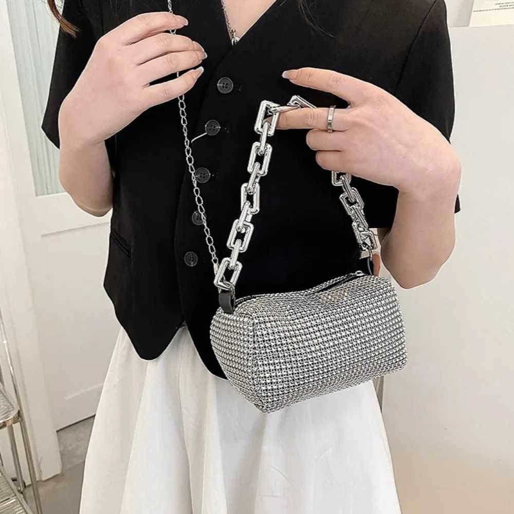 Womens Bag Silver Chic Crossbody Bag Luxury Designer Small Shoulder Bag Fashion Gold Mini Coin Purse Handbag for WomanXJ250515