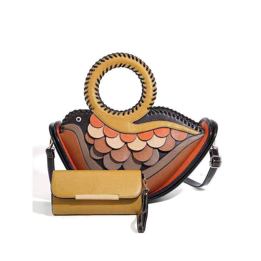 Lady Designer Leather Purse Vintage Bag Women's Top Handle Handbags Large Capacity Multi-layer 2025 New in Crossbody