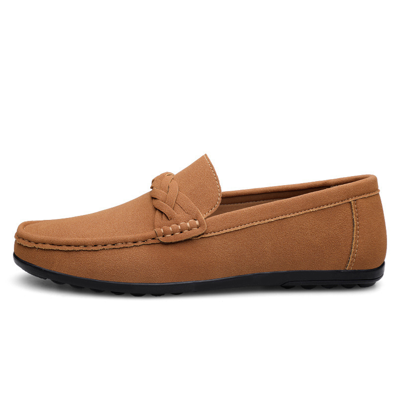 Four Seasons Bean Driver S One Step Men Casual Shoes S British Set Shoes Comfortable Driving Lazy Shoes Ddmysaturn