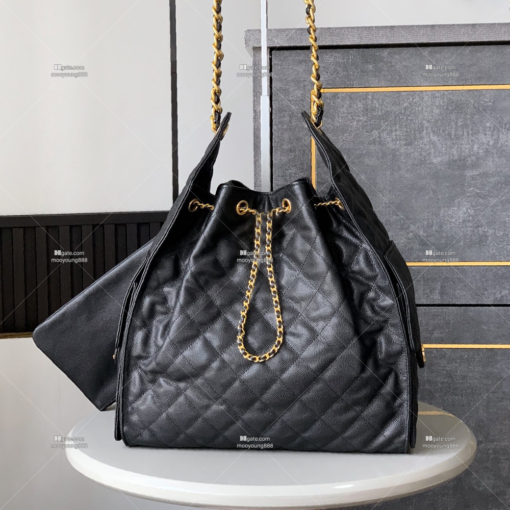 12A Upgrade Mirror Quality Designer 25 Handbag Caviar Leather Hobo Shoulder Bags for Women Luxury Handbags Black Purse Quilted Tote Bag AS5293 AS5311