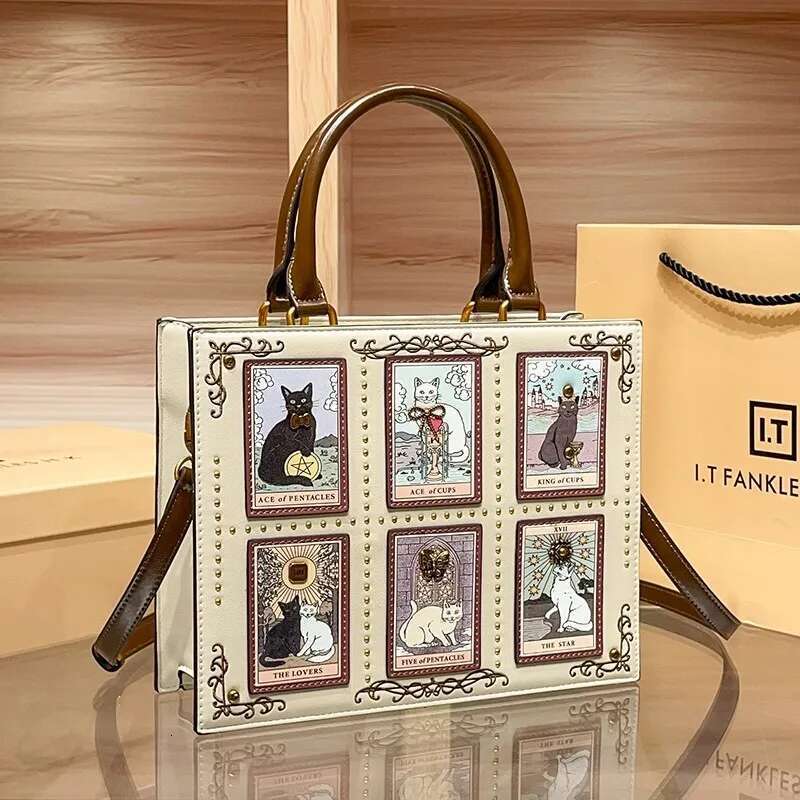 Brand Women's 2025 New Tote Handbag High-End Texture Retro Single Shoulder Diagonal Cross Bag Large Capacity