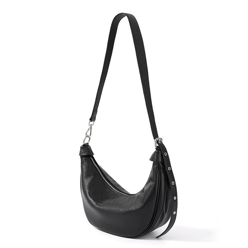 2025S designer fashionable new genuine leather women versatile dumpling high-end commuting shoulder bag crossbody bag