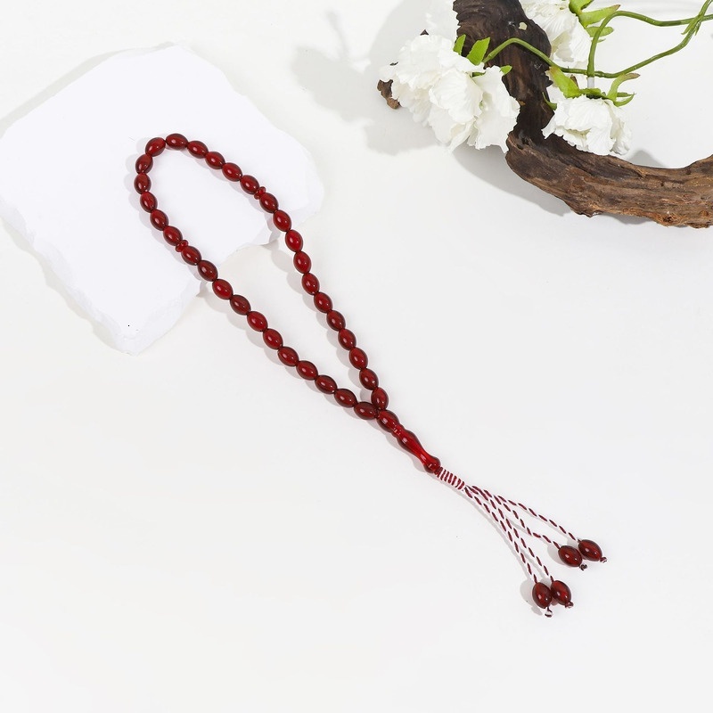 Taisbiha 33 classic acrylic prayer Muslim praise beads, men's and women's hand-held bracelet accessories