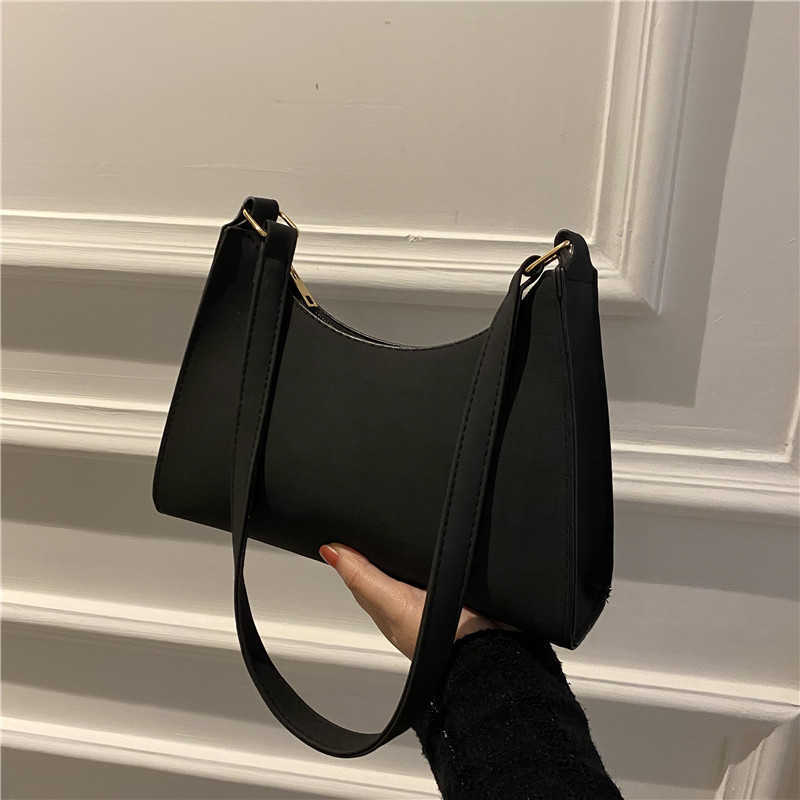 Sensible frosted small square bag for young women Instagram niche underarm bag new commuting single Yingshuo