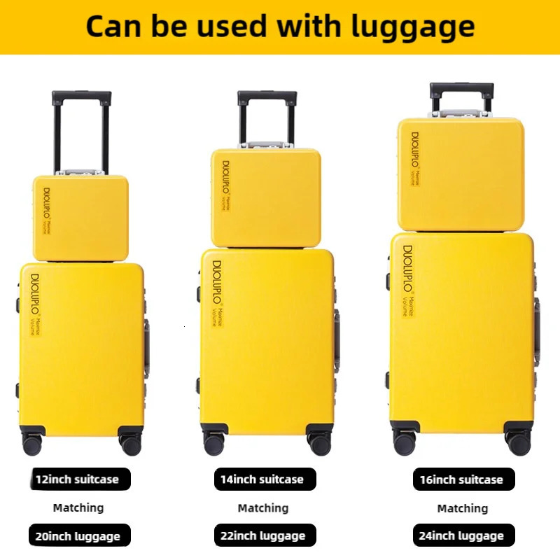 Cabin Travel Suitcases 12/14/16 Inch Small Size Womens Makeup Cases Mens Briefcase With Tsa Lock Hand Luggage For Travel Box 250514