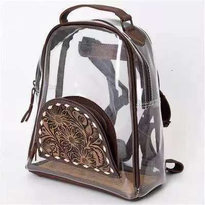 2025S designer ins PVC summer creative jelly women bag simple fashion travel backpack