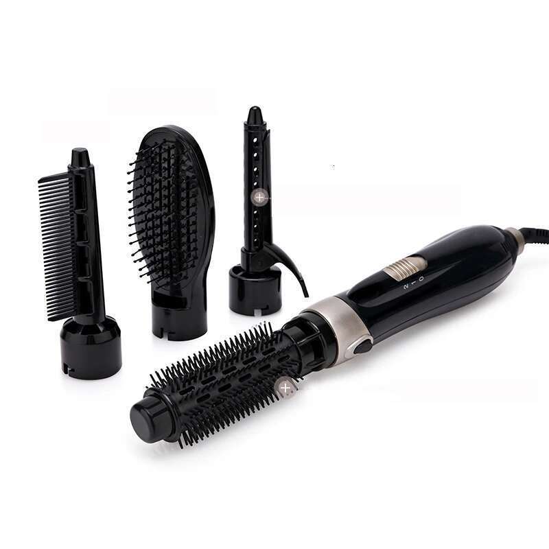 Interchangeable Head Negative Ion Brush Multiple Function Hot Air Hair Blow Dryer