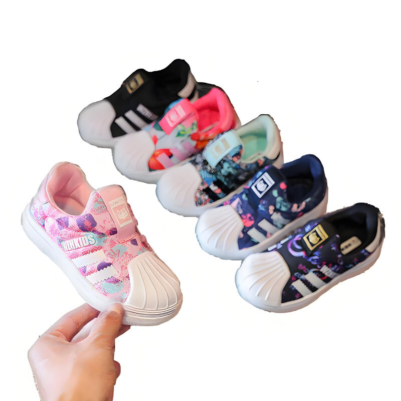 Brand Athletic Outdoor 2021 Kids Sheos For Girls Sneakers Fashion Boys Casual Children Girl Sport Running Child Shoes Chaussure Enfant AA22 H260130