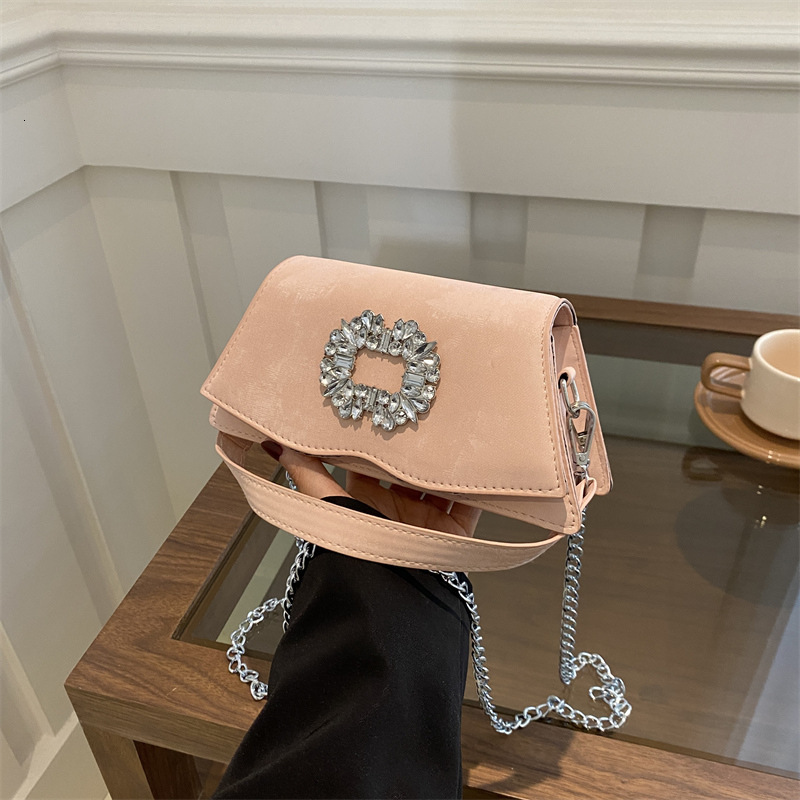 Free Delivery Designer Bag Fashionable Small Square 2025 Winter New Simple And Fashionable Hand Women's Stylish Single Shoulder Crossbody Luxury 