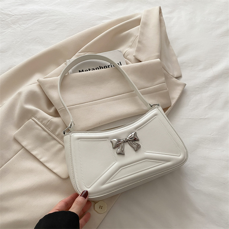 New Trendy Versatile Simple And Fashionable Commuter Women's One Shoulder Handheld New Free Delivery Designer Bag Luxury Bag Underarm Bag Decorat